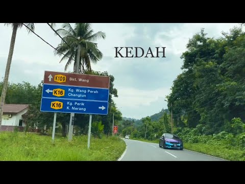 Jitra Ke Jalan Bukit Wang Kedah | Jalan Kampung Di Kedah Malaysia | Driving In Kedah | Kedah Part 8