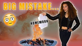 I BURNED ALL MY HOMEWORK... Wealth