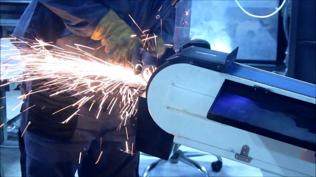 Шлифовальные работы по металлу - YouTube
