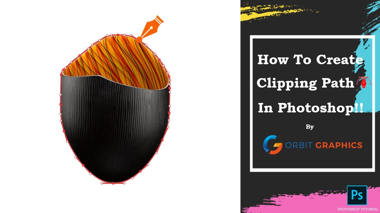 How To Create Clipping Path In Photoshop | Photoshop Tutorial