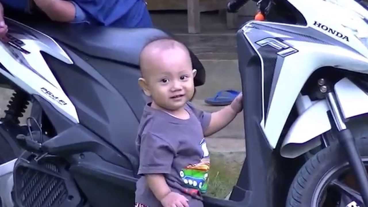  ANAK  KECIL MAU NAIK MOTOR  Ayub di desa sendang dalem YouTube