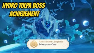 Genshin Impact 42 Hydro Tulpa Achievement  Manyasone