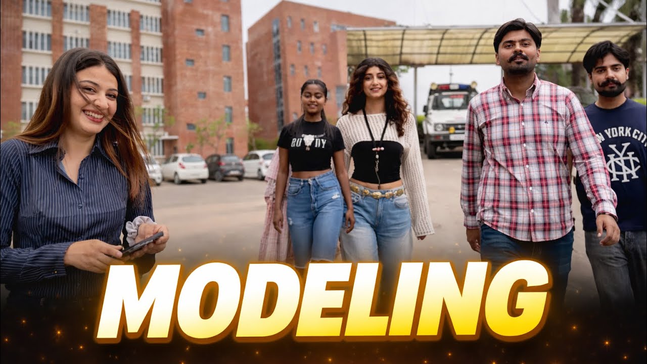 Modeling 😹🫣 | Viralhood | CGC UNIVERSITY MOHALI | AAKASH RANA | AKHIL ...