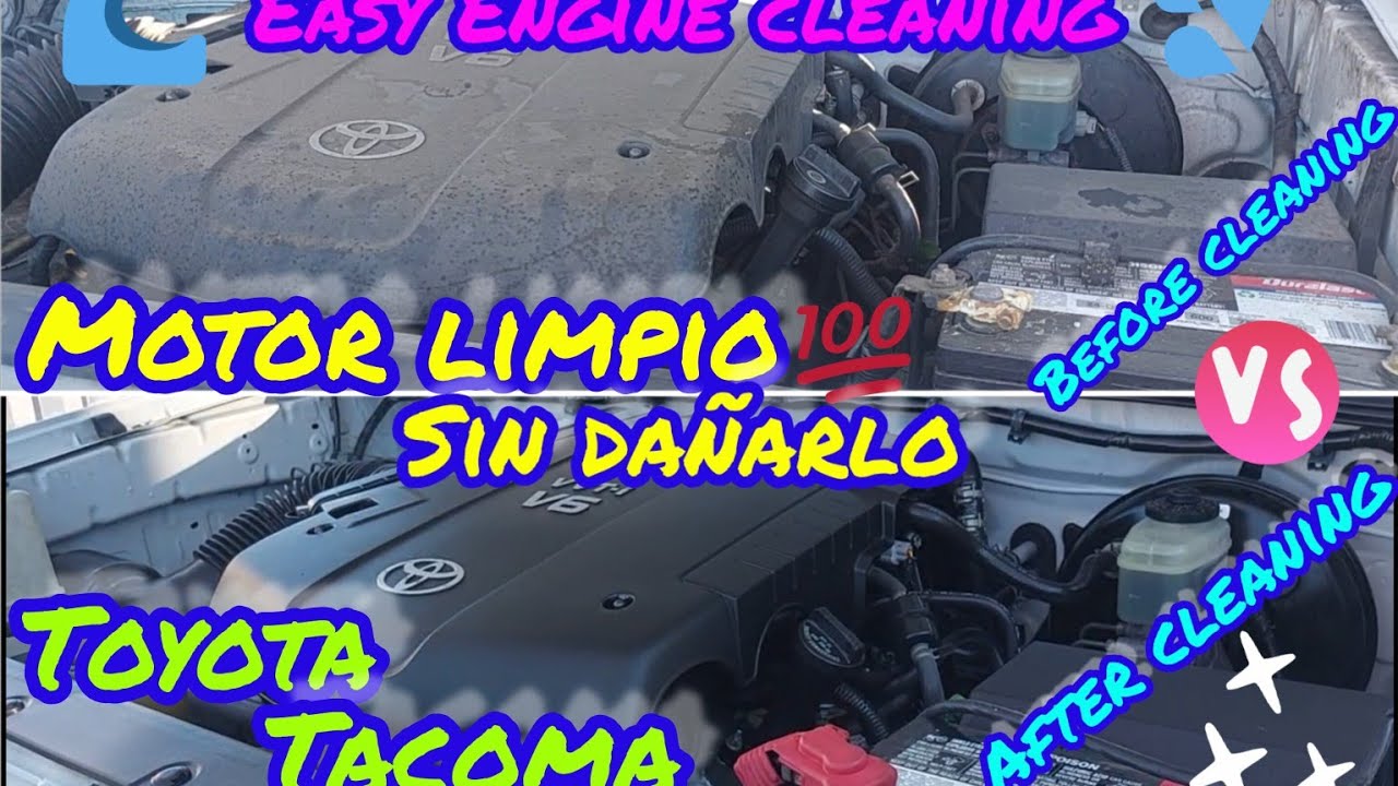 Toyota Lavado de Motor Firt Engine wash in 19 years Car Detailing