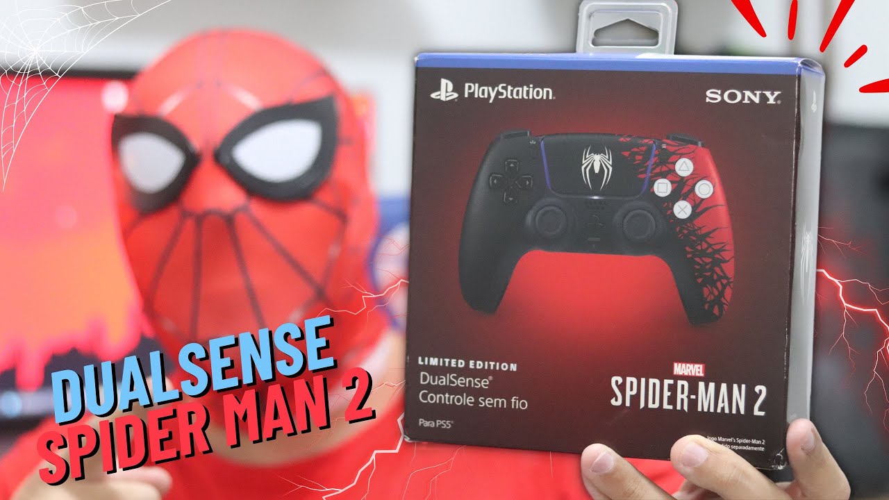 Controle sem Fio Dualsense Edição limitada Marvel's Spider-Man 2