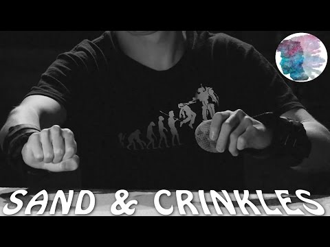 ASMR - Exploring Sandbag & Crinkle Sounds (binaural)