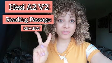 Hesi A2 Reading Comprehension - Watch and thank me later.