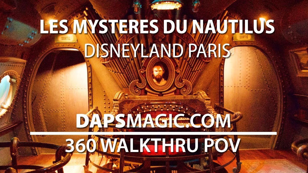 360 POV Les Mysteres du Nautilus - Disneyland Paris