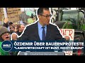 BAUERNPROTEST IN DEUTSCHLAND: &quot;Landwirtschaft ist bunt, nicht braun!&quot; Özdemir für gemeinsame Lösung