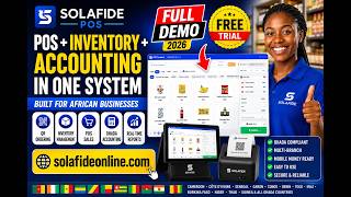 Africa's Best POS? Solafide POS Full Demo | OHADA Accounting + Inventory + QR Orders