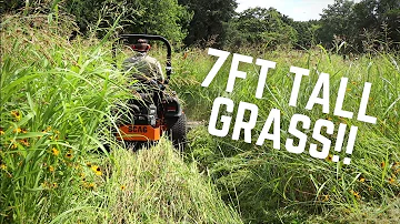 Jak vysokou trávu může sekačka s nulovým otáčením sekat?