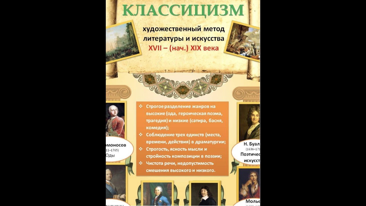 Книги классицизма