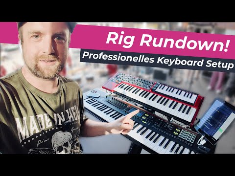 Mike Rivers Keyboard Keyboard Rig Setup Rundown eines professionellen Live Cover Band ...