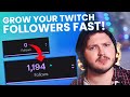 How To Get Twitch Followers FAST! - Twitch Affiliate Guide