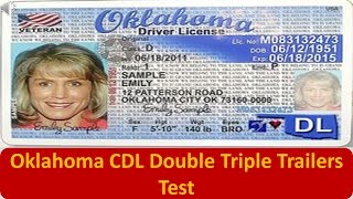 Oklahoma CDL Double Triple Trailers Test