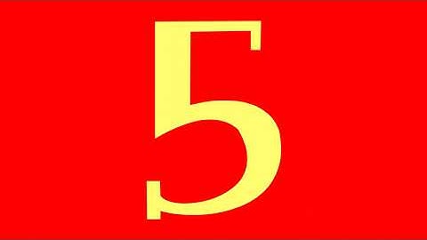 The Number 5 from 36 Days of Type