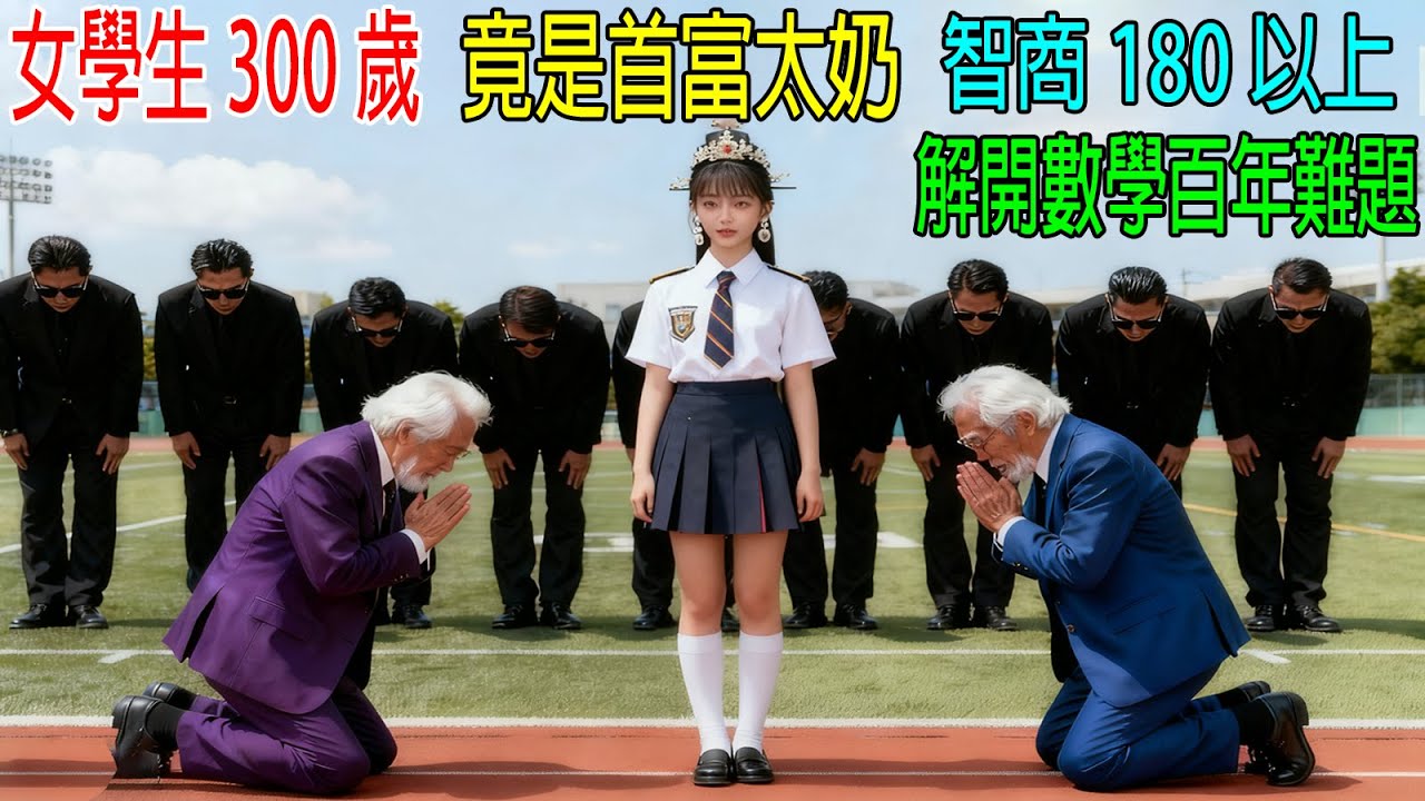 女學生300歲，竟是首富太奶奶，智商180以上，解開數學百年難題！專家都看哭了