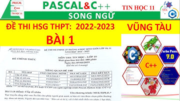 BÀI 1. CẤP SỐ NHÂN ĐỀ THI HSG TIN HỌC VŨNG TÀU 2023 |Nguyễn Xuân Hồng IT