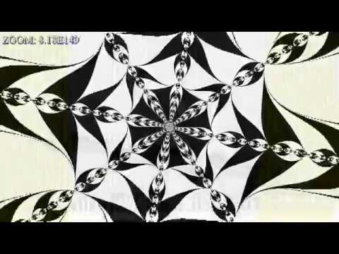 Mandelbrot Zoom Black & White #1 - YouTube