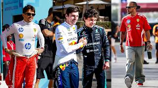 Leclerc, Verstappen & All F1 Drivers Arrive For The First Day Of Practice Pre-Season Bahraingp 2026