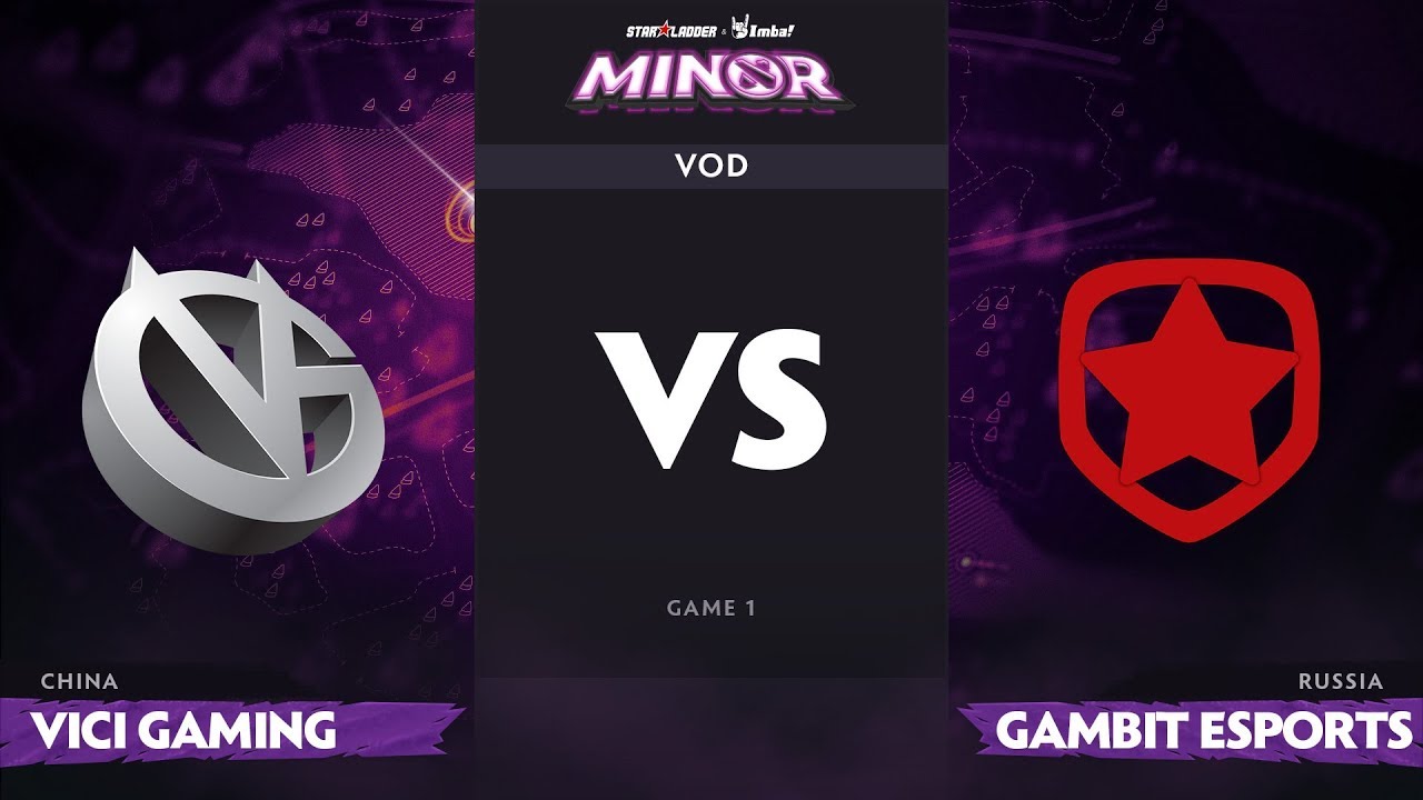 [RU] Vici Gaming vs Gambit, Game 1, StarLadder ImbaTV Dota 2 Minor, Group Stage