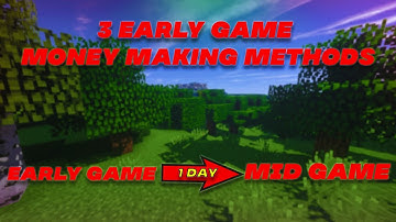3 EARLY GAME MONEY MAKING METHODS *EASY* (Hypixel Skyblock)