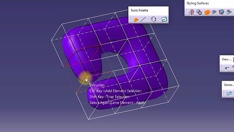 Extrusion_CATIA Imagine and shape