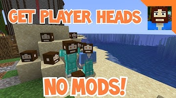 How To Get Player Heads In Minecraft 1.14 - 1.21 java