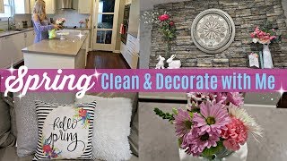 SPRING CLEAN & DECORATE WITH ME 2018 // CLEANING MOTIVATION // SPRING DECOR /BEAUTY AND THE BEASTONS