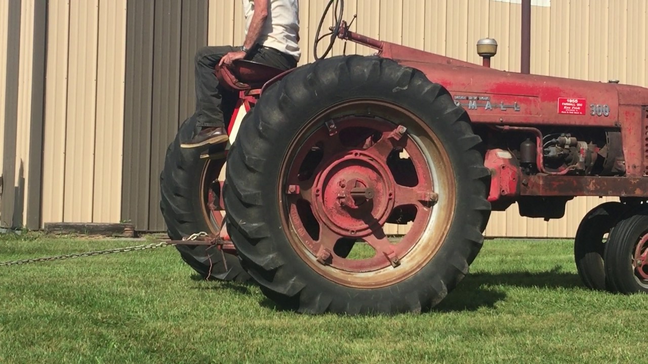 Horse Drawn Stump Puller Pulling A Farmall 300 YouTube