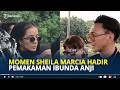MOMEN Sheila Marcia Hadir di Pemakaman Ibunda Anji, Meski Alami Demam Tinggi