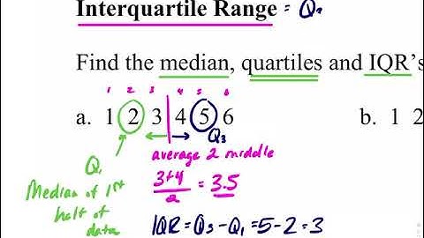 Statistics - Chapter 2.3 Video Notes
