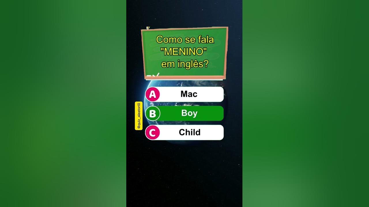 Quiz de Inglês Fácil (@quizdeinglesfacil)