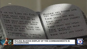 Judge weighs in on issue of displaying Ten Commandments in school classrooms