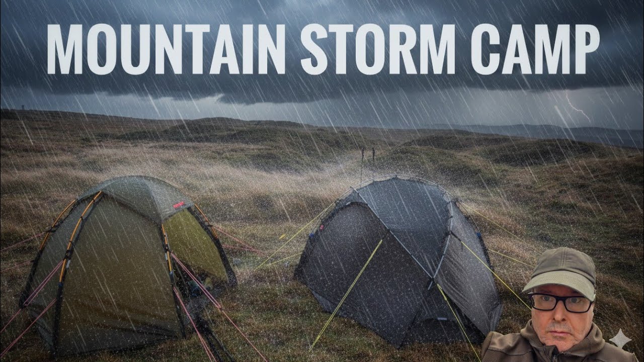 Mountain Storm Camp - Hilleberg Soulo, Nortent Vern 1 - Brecon Beacons