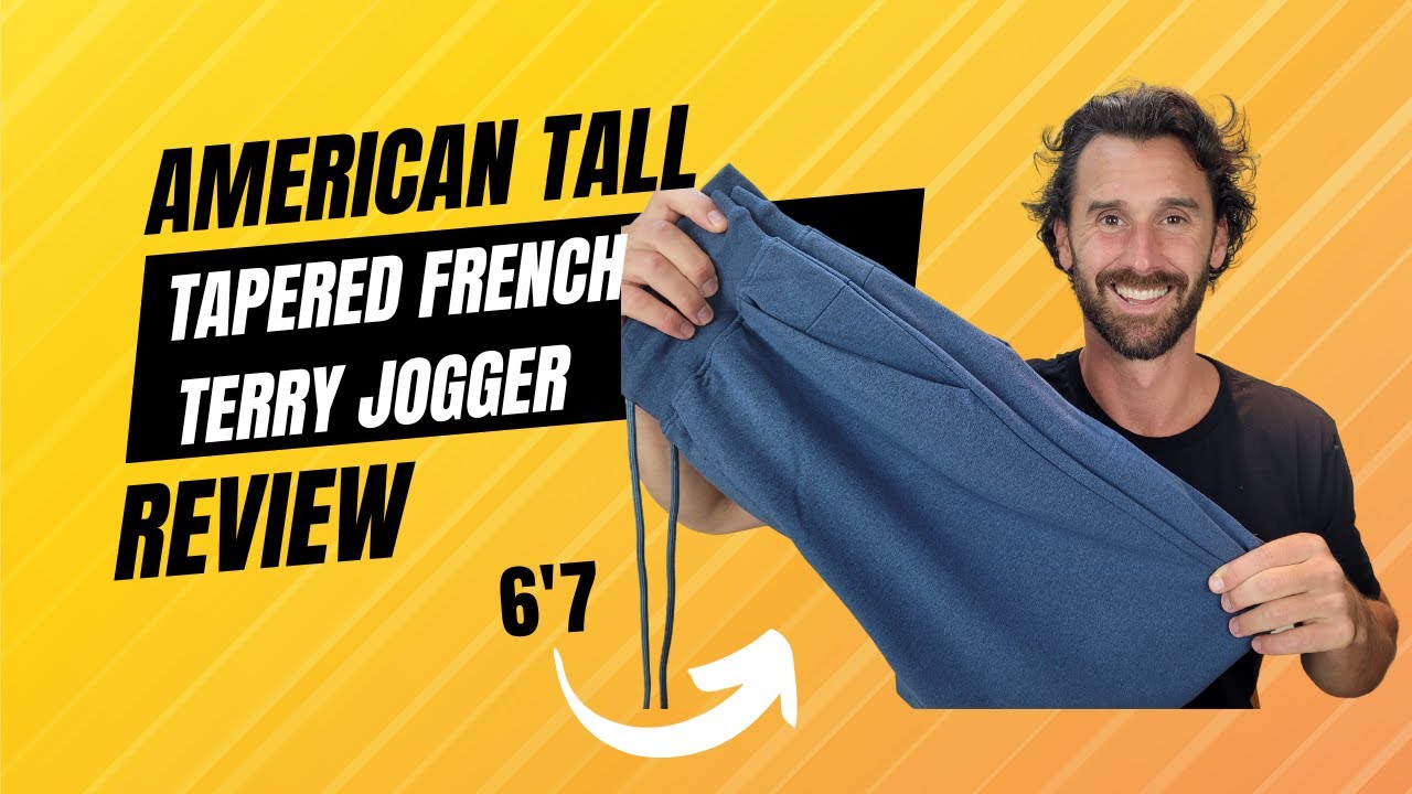 American Tall Performance Tapered French Terry Jogger Review