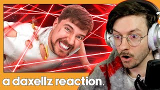 World’s Deadliest Laser Maze! by @MrBeast | Daxellz Reaction