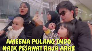 LIVE AMEENA AZURA PULANG INDONESIA DI ANTAR RAJA ARAB NAIK PESAWAT GRATIS