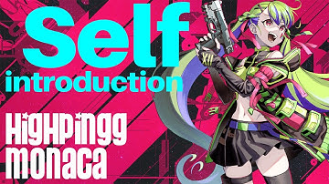【Vtuber】Self-introduction! Highpingg Monaca【English】#vtuberEN#japanesevtuber