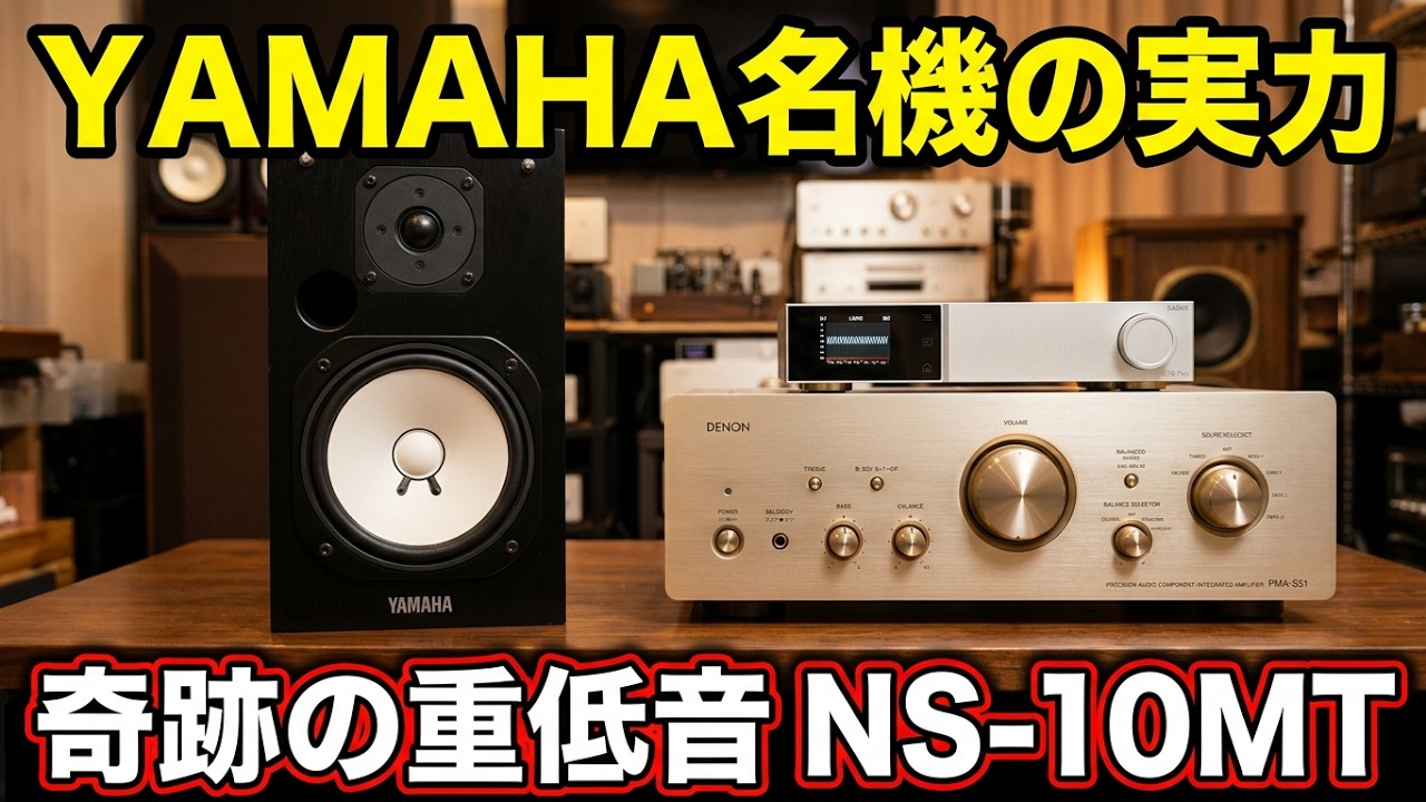 Audio: Introducing the YAMAHA NS-10MT, a legendary speaker. AI