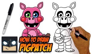 how to draw pigpatch five nights at freddys