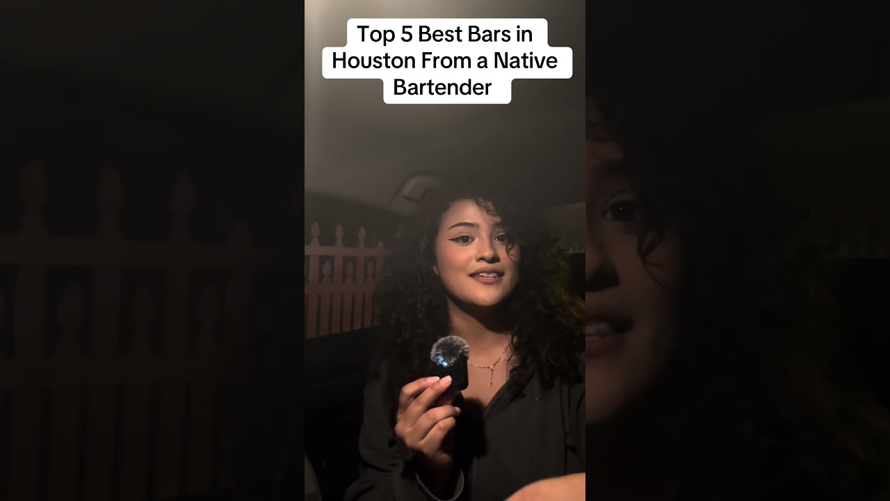 Bartender Reveals Top 5 Best Houston Bars!! 
