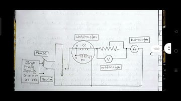To measure the voltage current and power in a single phase circuit with resistive load .