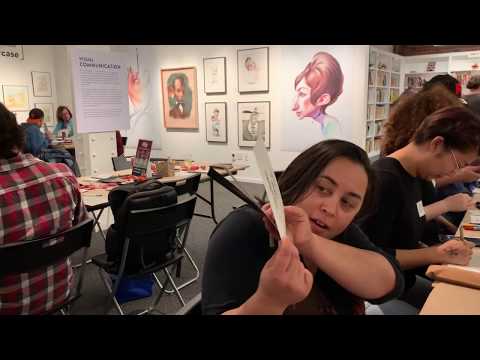 sakura-inktober-sketch-night-at-cartoon-art-museum-2019