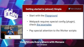 Uri Shaked - Monaco Editor @ in.dev #4