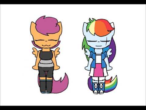 Timelapse {Meme} Scootaloo and Rainbow Dash (+13)