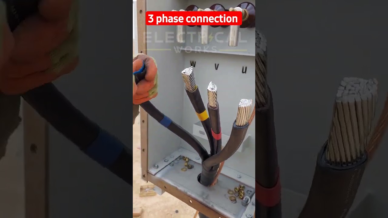 3 phase transformer || 185mm cable #electrical_works  #cabletermination  #cableinstallation