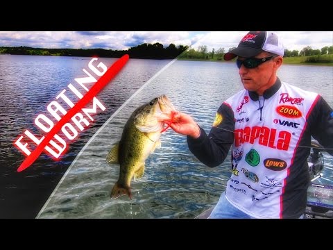 How to Fish a Floating Worm for Bass 