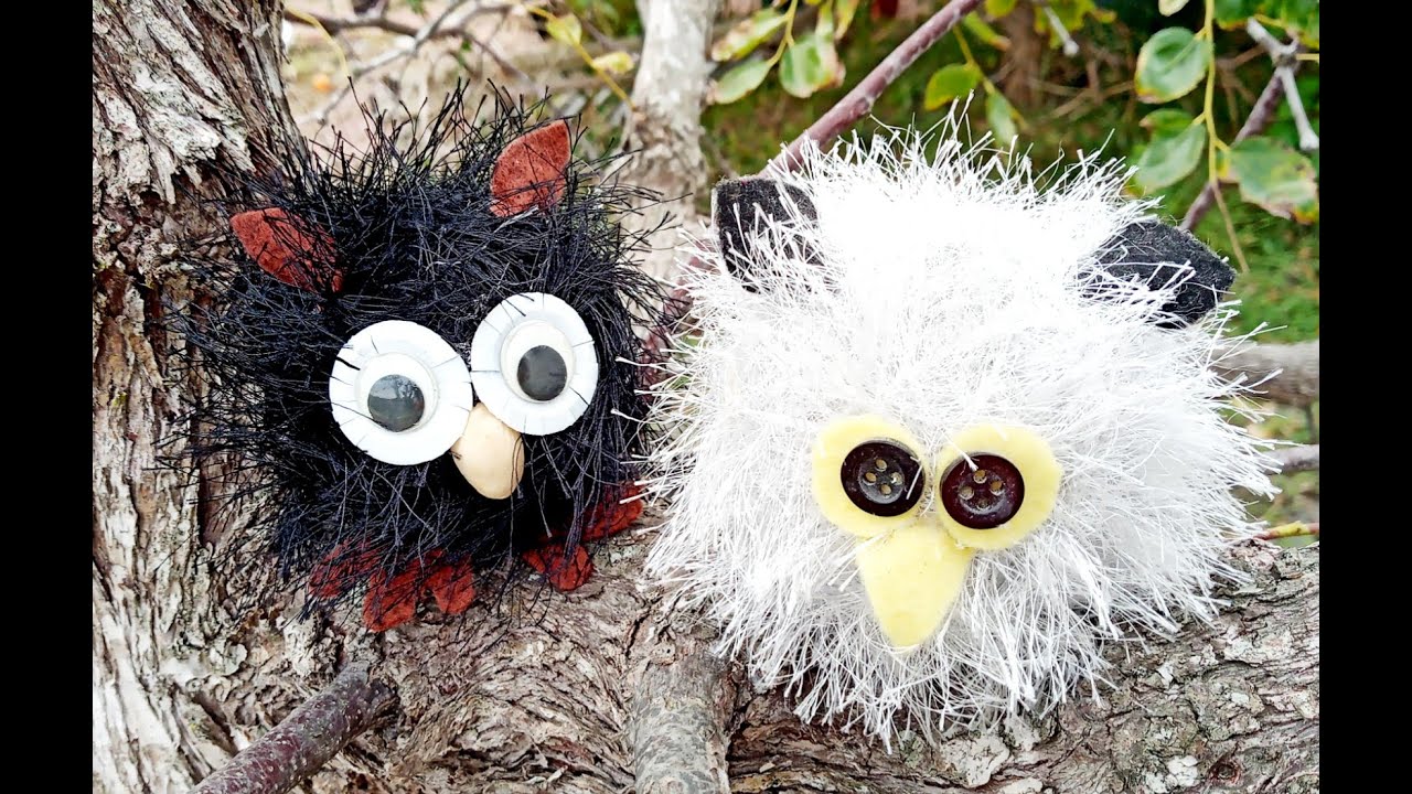 make cute yarn owl YouTube