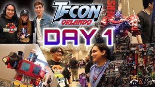 TFCON ORLANDO DAY 1!!! FIRST EVER TFCON!!! FT. @primusthecreator217 AND @orionpaxpops #transformers
